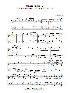 Concerto No.6 (1st Movement: Allegro) from 'La Stravaganza' Op.4 von Antonio Vivaldi (Download) 