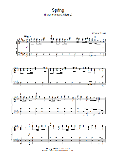 Spring (first movement: Allegro) von Antonio Vivaldi (Download) 