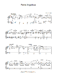 Panis Angelicus (O Lord Most Holy) von César Franck (Download) 