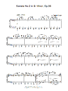 Sonata No. 2 In Bb Minor, Op.35 von Frédéric Chopin (Download) 