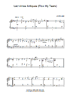 Lachrimae Antiquae (Flow My Tears) von John Dowland (Download) 