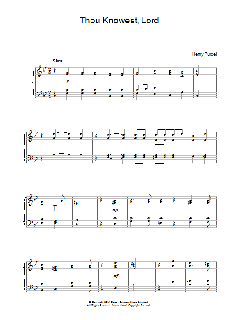 Thou Knowest, Lord von Henry Purcell (Download) 