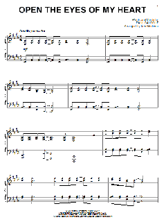 Open The Eyes Of My Heart von Sonicflood (Download) 