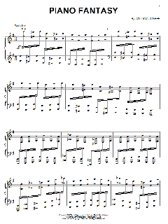 Piano Fantasy von William Joseph (Download) 