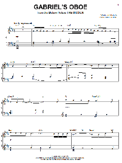 Gabriel's Oboe von Ennio Morricone (Download) 