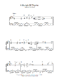 A Bunch Of Thyme von Irish Folksong (Download) 