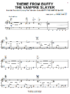 Theme From Buffy The Vampire Slayer von Charles Dennis (Download) 
