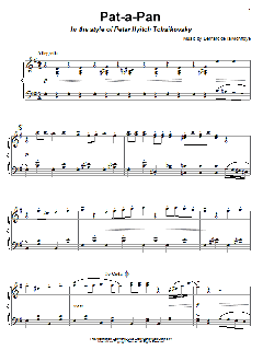 Pat-A-Pan (Willie, Take Your Little Drum) (in the style of Tchaikovsky) von Bernard de la Monnoye (Download) 