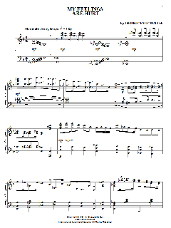 My Feelings Are Hurt von Thomas "Fats" Waller (Download) 