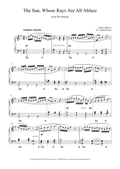 The Sun Whose Rays Are All Ablaze von Gilbert & Sullivan (Download) 