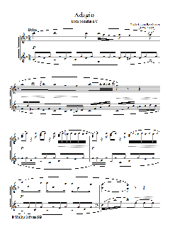 Adagio Sonatina In C von Ludwig van Beethoven (Download) 