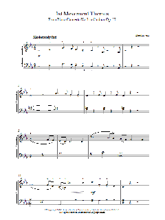 First Movement Themes from Symphony No.6 von Ludwig van Beethoven (Download) 