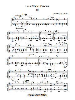 Five Short Pieces, No. 3, Op. 4 von Lennox Berkeley (Download) 