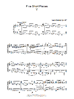 Five Short Pieces, No. 5, Op. 4 von Lennox Berkeley (Download) 