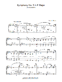 Symphony No. 3 In F Major von Johannes Brahms (Download) 