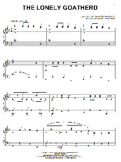 The Lonely Goatherd von Rodgers & Hammerstein (Download) 