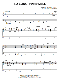 So Long, Farewell von Rodgers & Hammerstein (Download) 