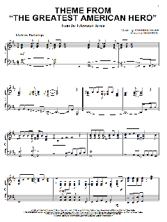 Theme From "The Greatest American Hero" von Joey Scarbury (Download) 