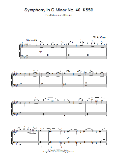 First Movement Theme from Symphony in G Minor No.40 K550 (Download) 