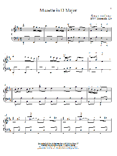 Musette in D Major von Christos Tsitsaros (Download) 