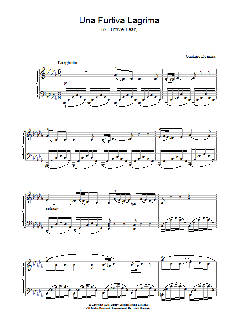 Una Furtiva Lagrima (A Furtive Tear) (Download) 