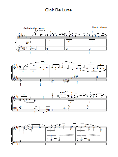 Clair de Lune (abridged arrangement) von Claude Debussy (Download) 