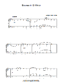 Bouree In G Minor von Georg Friedrich Händel (Download) 