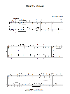 Country Minuet (Download) 