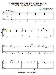Theme From Spider-Man von Paul Francis Webster (Download) 