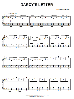 Darcy's Letter von Dario Marianelli (Download) 