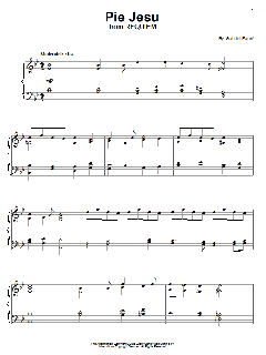 Pie Jesu von Gabriel Fauré (Download) 