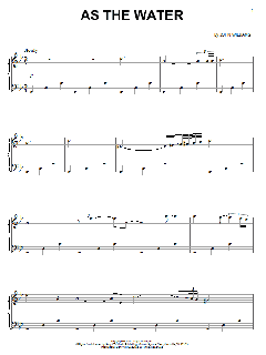 As The Water von John Williams (Download) 