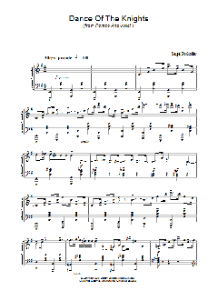 Dance Of The Knights von Sergei Prokofiev (Download) 