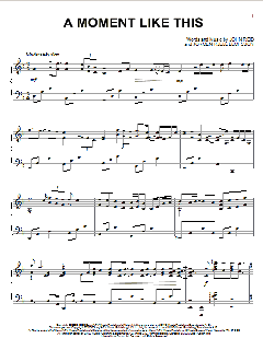 A Moment Like This von Kelly Clarkson (Download) 