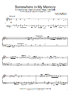 Somewhere In My Memory von Leslie Bricusse (Download) 