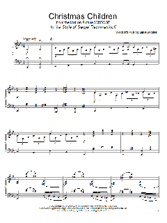 Christmas Children (in the style of Rachmaninoff) von Leslie Bricusse (Download) 