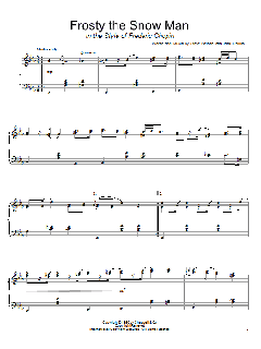 Frosty The Snow Man (in the style of Frederic Chopin) von Gene Autry (Download) 