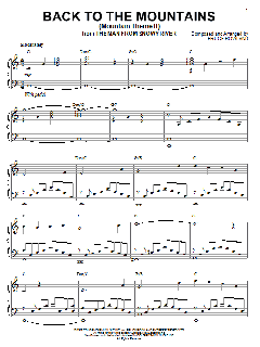 Back To The Mountains (Mountain Theme II) von Bruce Rowland (Download) 