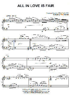 All In Love Is Fair von Stevie Wonder (Download) 