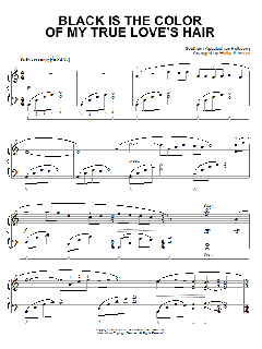 Black Is the Color Of My True Love's Hair von Southern Appalachian Folk Song (Download) 