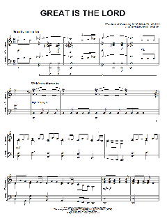 Great Is The Lord von Michael W. Smith (Download) 