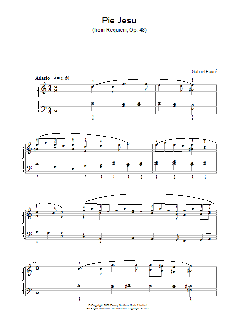 Pie Jesu, Requiem, Op.48 von Gabriel Fauré (Download) 