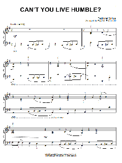 Can't You Live Humble? von Traditional Spiritual (Download) 