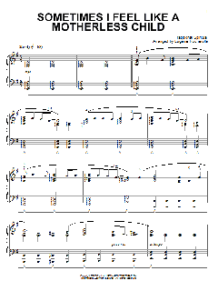 Sometimes I Feel Like A Motherless Child von African-American Spiritual (Download) 