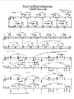A Child Falling Asleep, Op. 15, No. 12 von Robert Schumann (Download) 