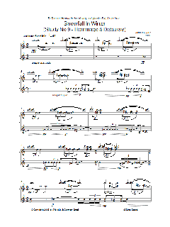 Snowfall In Winter (Study No 9 - Hommage À Debussy) (Download) 
