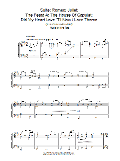 Suite: Romeo; Juliet; The Feast At The House Of Capulet; Did My Heart Love 'Til Now / Love Theme (Download) 