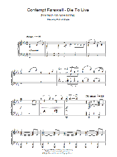 Contempt Farewell - Die To Live (Download) 