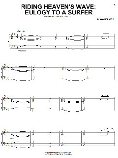 Riding Heaven's Wave: Eulogy To A Surfer von Suzanne Ciani (Download) 