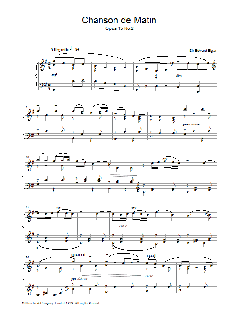 Chanson De Matin Opus 15, No. 2 (Download) 